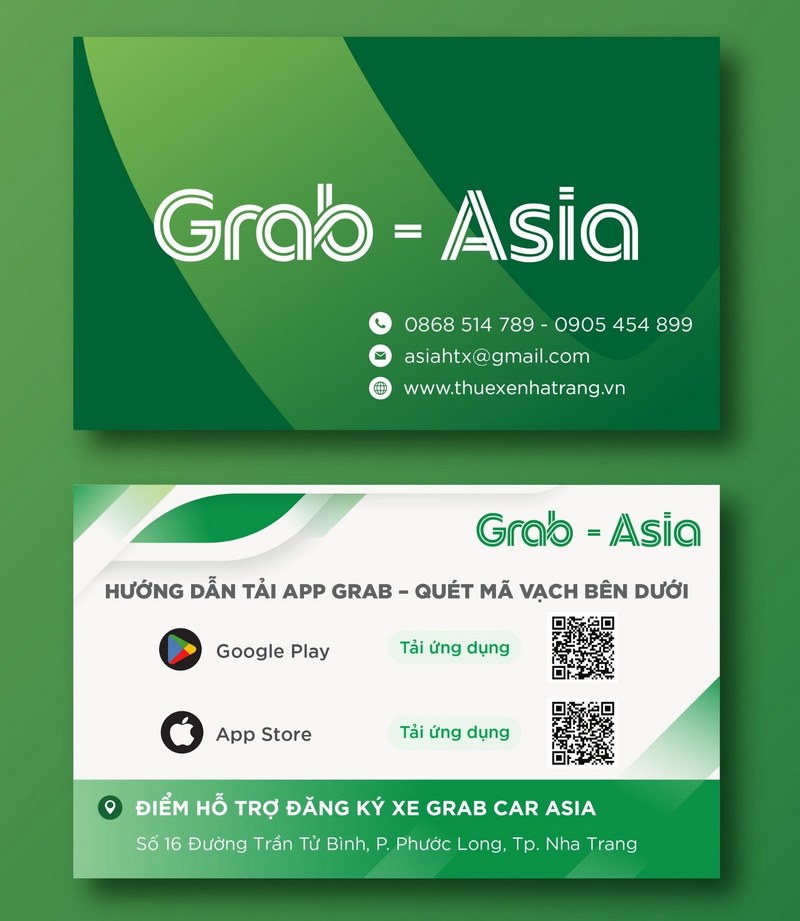 Hướng dân tải Google Play-App Store-Grab-Asia