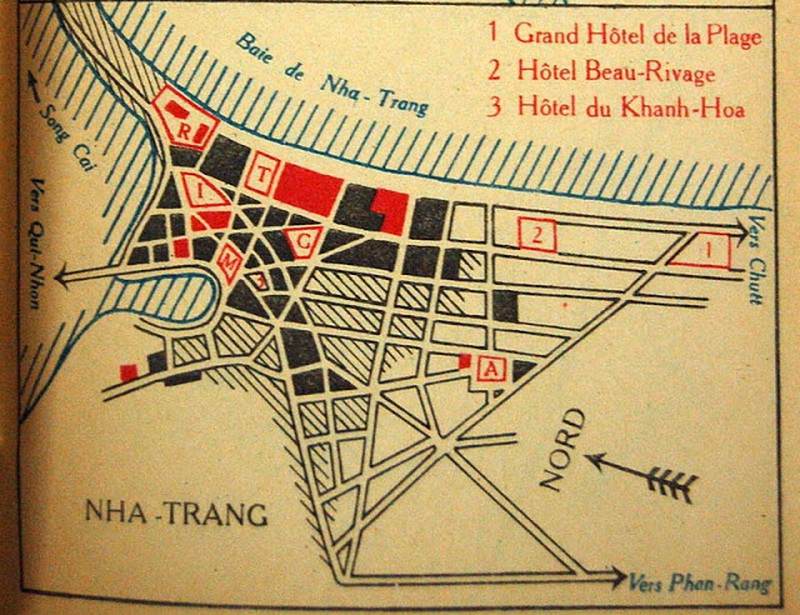 bản đồ qui hoạch nha trang năm 1931