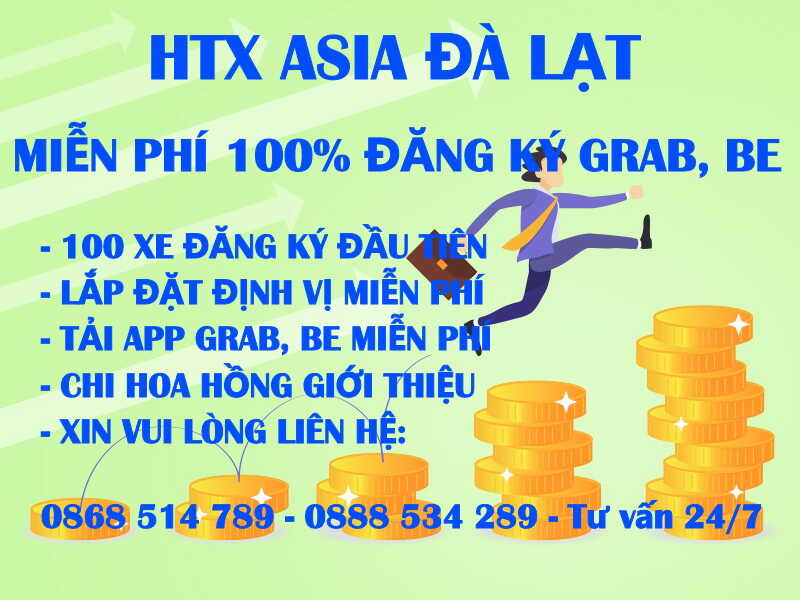 Ưu đãi 100% phí Asia Đà Lạt